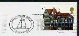 Postmark - Great Britain 1975 cover bearing illustrated cancellation for Bristol Harbour Regatta
