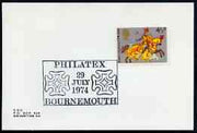 Postmark - Great Britain 1974 card bearing special cancellation for Philatex 1974 (Bournemouth)