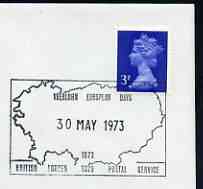 Postmark - Great Britain 1973 cover bearing illustrated cancellation for Iserlohn European Days (BFPS)