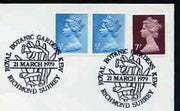 Postmark - Great Britain 1979 cover bearing special cancellation for Royal Botanic Gardens, Kew