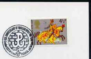 Postmark - Great Britain 1974 cover bearing special cancellation for 30th Anniversary of Warsaw Uprising, Philatelic Exhibition