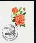 Postmark - Great Britain 1976 card bearing illustrated cancellation for Farnborough International (BFPS)