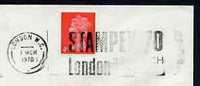 Postmark - Great Britain 1970 cover bearing slogan cancellation for Stampex 1970