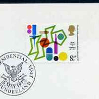 Postmark - Great Britain 1977 card bearing apecial cancellation for US Presidential Visit, Sunderland