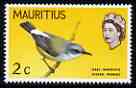Mauritius 1965 Bourbon White Eye 2c (from Birds def set) unmounted mint, SG 317*