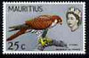 Mauritius 1965 Mauritius Kestrel 25c (from Birds def set) unmounted mint, SG 324*
