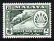 Malaya - Negri Sembilan 1957 East Coast Railway 8c (from def set) unmounted mint, SG 72