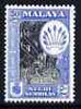 Malaya - Negri Sembilan 1957 Aborigines Hunting with Blowpipes 50c perf 12.5 (from def set) unmounted mint, SG 76