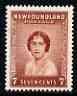 Newfoundland 1932 Queen Mother (when Duchess of York) 7c unmounted mint, SG 226*