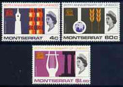 Montserrat 1966 UNESCO set of 3 unmounted mint, SG 187-89