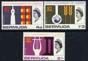Bermuda 1966 UNESCO set of 3 unmounted mint, SG 201-203