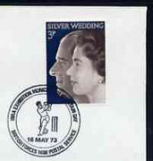 Postmark - Great Britain 1973 cover bearing illustrated cancellation for IBRA Exhibition, Munich, Great Britain Day, showing a Cricketer (BFPS)