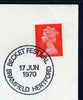Postmark - Great Britain 1970 cover bearing special cancellation for Becket Festival, Bramfield