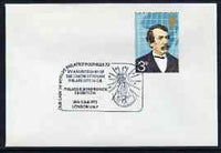 Postmark - Great Britain 1973 cover bearing illustrated cancellation for Union of Polish Philatelists in Great Britain, Philatelic & Numismatic Exhibition