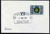 Postmark - Great Britain 1977 card bearing illustrated cancellation for Queen's Silver Jubilee Royal Visit to Croydon