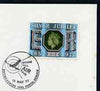 Postmark - Great Britain 1977 card bearing illustrated cancellation for Biggin Hill Air Fair, (BFPS)