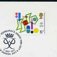 Postmark - Great Britain 1977 card bearing illustrated cancellation for Duke of Edinburgh's Award