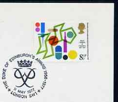 Postmark - Great Britain 1977 card bearing illustrated cancellation for Duke of Edinburgh's Award