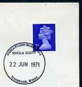 Postmark - Great Britain 1971 cover bearing special cancellation for Sheila Scott World Flight North Pole