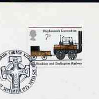 Postmark - Great Britain 1975 card bearing special cancellation for 325 Years of Abbotshall Parish Church