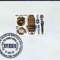 Postmark - Great Britain 1973 cover bearing special cancellation for Freedom of Newcastle to The King's Royal Hussars (BFPS)
