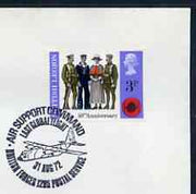 Postmark - Great Britain 1972 cover bearing special cancellation for Air Support Command, Last Global Flight (BFPS)