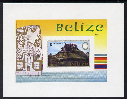 Belize 1983 Maya Monuments m/sheet (Xunantunich) imperf unmounted mint (as SG MS 751)