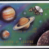 Lesotho 1981 Saturn & Voyager Space Exploration imperf m/sheet unmounted mint as SG MS 436