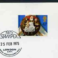 Postmark - Great Britain 1975 card bearing special cancellation for Stampex 1975