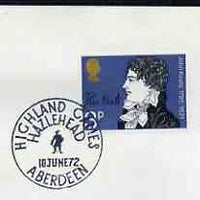 Postmark - Great Britain 1972 cover bearing illustrated cancellation for Highland Games, Hazelhead