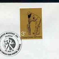 Postmark - Great Britain 1973 cover bearing illustrated cancellation for Exercise Makefast XXI, Hamelin (BFPS) showing Pied Piper