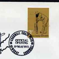 Postmark - Great Britain 1973 cover bearing illustrated cancellation for Official Opening of Cornwall Coast Path