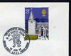 Postmark - Great Britain 1972 cover bearing illustrated cancellation for 25th Anniversary RAF Hospital, Nocton Hall (BFPS)