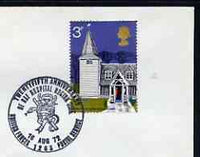Postmark - Great Britain 1972 cover bearing illustrated cancellation for 25th Anniversary RAF Hospital, Nocton Hall (BFPS)