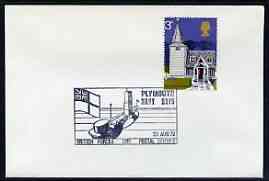 Postmark - Great Britain 1972 cover bearing illustrated cancellation for Plymouth Navy Days (BFPS) showing a Submarine
