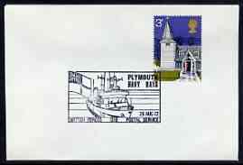 Postmark - Great Britain 1972 cover bearing illustrated cancellation for Plymouth Navy Days (BFPS) showing a Naval Ship