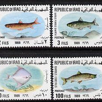 Iraq 1969 Fish complete Postage set of 4 unmounted mint, SG 825-28*