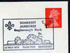 Postmark - Great Britain 1970 cover bearing illustrated cancellation for Somerset Jamboree, BaGreat Britainorough Park