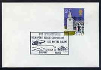 Postmark - Great Britain 1972 cover bearing illustrated cancellation for Sixth International Helicopter Rescue Competition