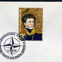 Postmark - Great Britain 1972 cover bearing illustrated cancellation for International Air Day (BFPS)