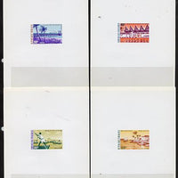 Togo 1974 Coastal Scenes set of 4 deluxe proof sheets in full issued colours