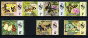 Malaya - Negri Sembilan 1971 Butterflies def set of 7 complete unmounted mint (Bradbury Wilkinson printing), SG 91-97