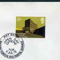 Postmark - Great Britain 1972 cover bearing special cancellation for Open Day at RAF Gatow (BFPS)