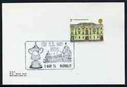 Postmark - Great Britain 1975 card bearing illustrated cancellation for the FA Cup Final, Wembley