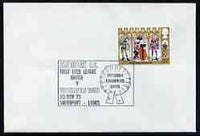 Postmark - Great Britain 1973 cover bearing illustrated cancellation for Southport FC v Huddersfield Town