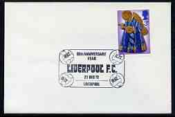 Postmark - Great Britain 1973 cover bearing illustrated cancellation for Liverpool FC 80th Anniversary Year