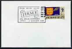Postmark - Jersey 1971 cover bearing illustrated cancellation for Jersey Postal History Society, 27th Annual Conference