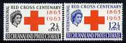 Bechuanaland 1963 Red Cross Centenary perf set of 2 unmounted mint, SG 183-84