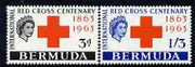 Bermuda 1963 Red Cross Centenary perf set of 2 unmounted mint, SG 181-82