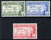St Kitts-Nevis 1958 British Caribbean Federation set of 3 fine used, SG 120-22